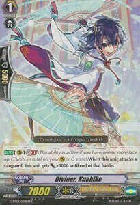 Kuebiko, Divinatore Card Front