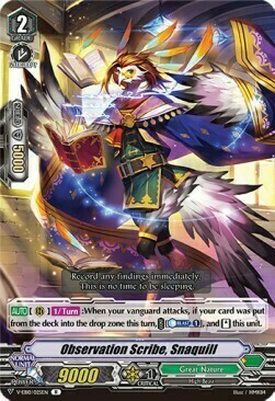 Observation Scribe, Snaquill [V Format] Card Front