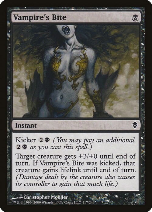 Vampire's Bite Card Front