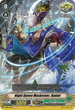 Night Queen Musketeer, Daniel [V Format] Card Front