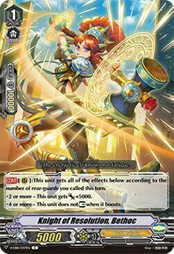 Knight of Resolution, Bethoc [V Format] Card Front