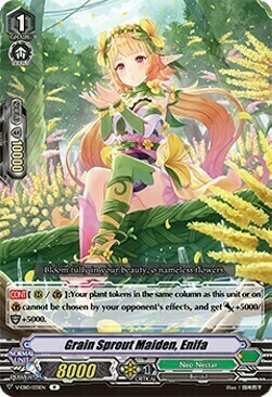 Grain Sprout Maiden, Enifa [V Format] Card Front