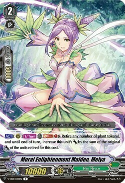 Moral Enlightenment Maiden, Melya [V Format] Card Front