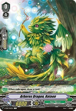 Arboros Dragon, Ratoon [V Format] Card Front