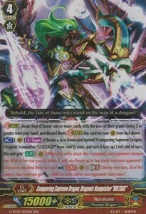 Conquering Supreme Dragon, Dragonic Vanquisher "VOLTAGE" Card Front