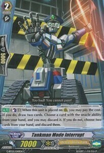 Tankman Mode Interrupt Card Front