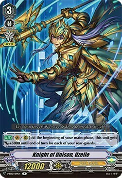 Knight of Unison, Uzelle [V Format] Card Front