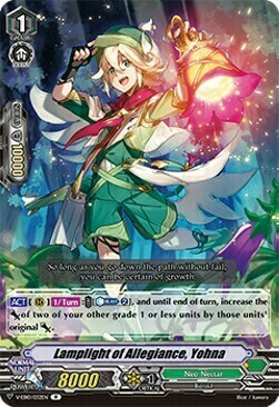 Lamplight of Allegiance, Yohna [V Format] Card Front