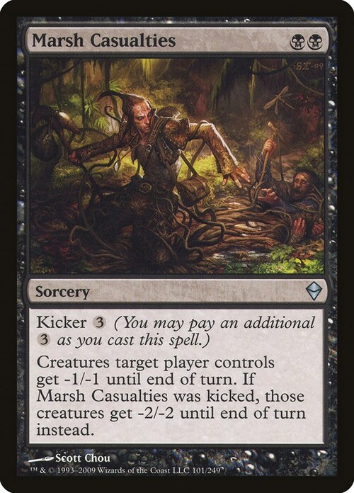 Marsh Casualties Card Front