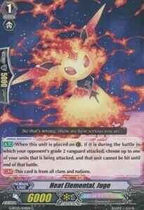 Heat Elemental, Juge Card Front