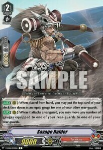 Savage Raider [V Format] Card Front