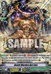 Death Warden Ant Lion [V Format] Card Front