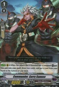 Commander, Garry Gannon Card Front