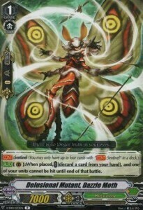 Delusional Mutant, Dazzle Moth [V Format] Card Front