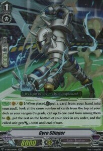 Gyro Slinger Card Front