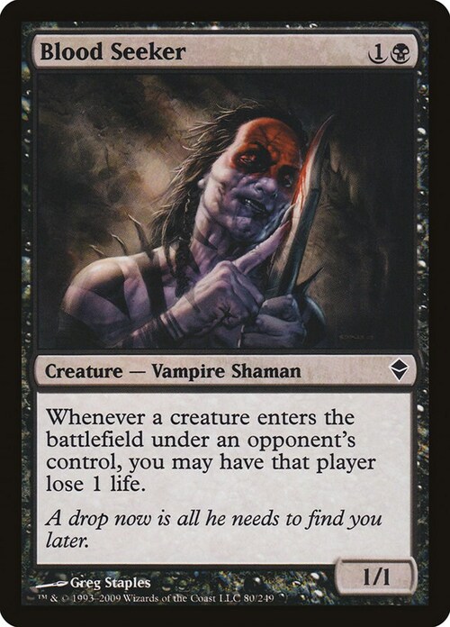 Blood Seeker Card Front