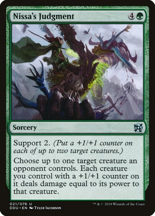 Verdetto di Nissa Card Front