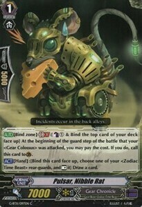 Pulsar, Nibble Rat Card Front