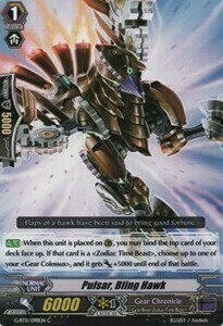 Pulsar, Bling Hawk [G Format] Card Front