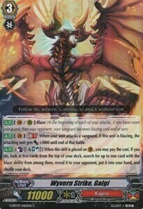 Wyvern Strike, Galgi [G Format] Card Front