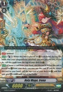 Holy Mage, Irena [G Format] Card Front