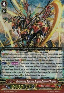 Conquering Supreme Dragon, Conquest Dragon Card Front