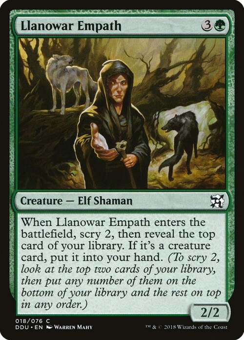 Empatico di Llanowar Card Front