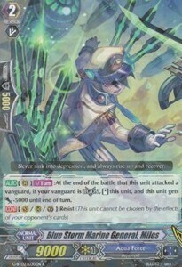 Blue Storm Marine General, Milos Card Front