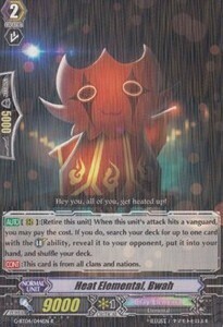 Heat Elemental, Bwah Card Front