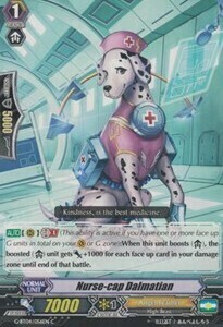 Nurse-cap Dalmatian [G Format] Card Front