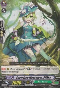 Snowdrop Musketeer, Pilkko Card Front