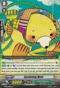 Gardening Mole [G Format] Card Front