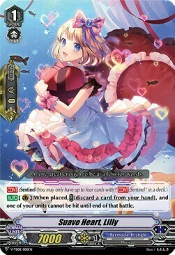 Suave Heart, Lily Card Front