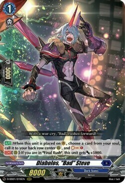 Diabolos, "Bad" Steve [D Format] Card Front