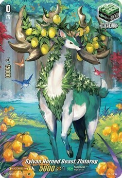 Sylvan Horned Beast, Zlatorog Card Front