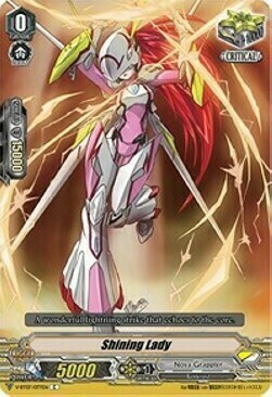 Shining Lady [V Format] Card Front