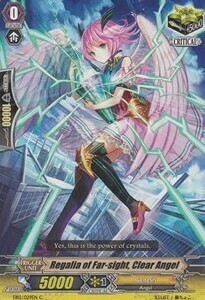 Regalia of Far-sight, Clear Angel [G Format] Card Front