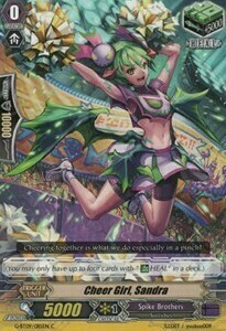 Cheer Girl, Sandra [G Format] Card Front