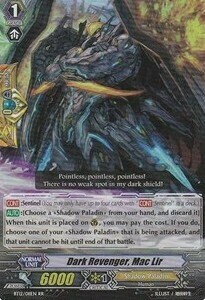 Dark Revenger, Mac Lir Card Front