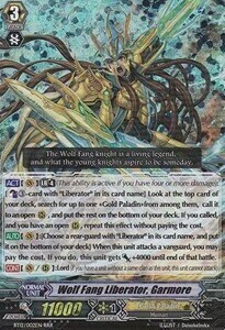 Wolf Fang Liberator, Garmore Card Front