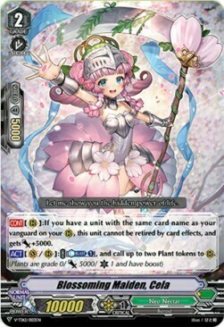 Blossoming Maiden, Cela Card Front