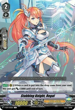 Stabbing Knight, Regal [V Format] Card Front