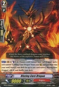 Blazing Core Dragon [G Format] Card Front