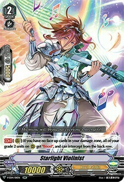 Starlight Violinist Card Front