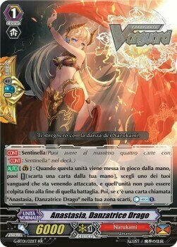 Anastasia, Danzatrice Drago Card Front