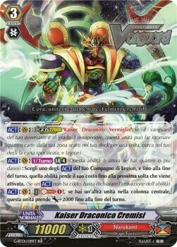 Dragonic Kaiser Crimson Card Front