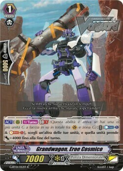 Cosmic Hero, Grandwagon Card Front