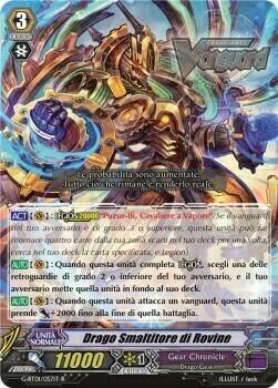 Drago Smaltitore di Rovine Card Front