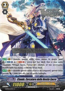 Claude, Cercatore della Bestia Sacra Card Front