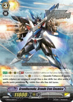 Great Cosmic Hero, Grandbazooka Card Front